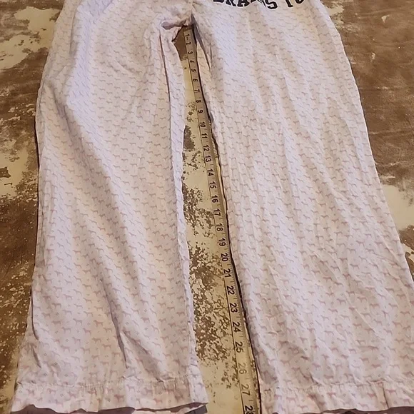 Y2K Pink VS All This And Brains Too Sleeper Pants. Size: L - Picture 9 of 15